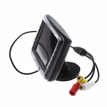 Mini 3.5 inch Digital TFT LCD Ecran Color Monitor DVR Camera Retrovizoare pentru Masina G6KC