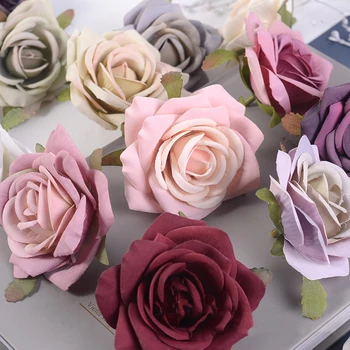 JAROWN Mătase Artificială Trandafiri Flori Album de Nunta Decor Acasă DIY Cutie de Cadou de Crăciun Ghirlande de Produse de uz Casnic de Flori False