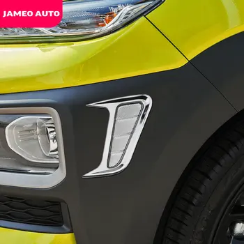 Jameo Auto 2 buc/Set ABS Cromat Partea din Față Lumina de Semnalizare de Cotitură Lumina de Lampă Capac Ornamental Pentru Hyundai Kona Kauai 2017 - 2020