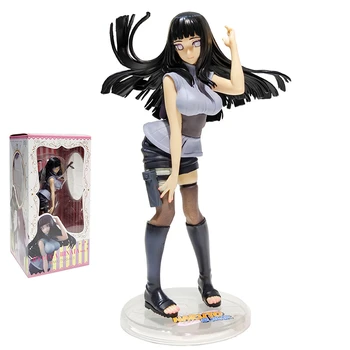 Anime Naruto Shippuden Figura 20cm în Picioare Ver. Hyuga Hinata Figurina Statuie din PVC Cifrele de Acțiune de Colectare de Jucarii Model