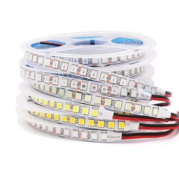 Super Bright LED Strip Lumină 12V 5M Waterproof SMD 5054 120Leds/m 9 Culori Flexibile cu LED-uri Panglică Pixel Banda pentru Decor Acasă