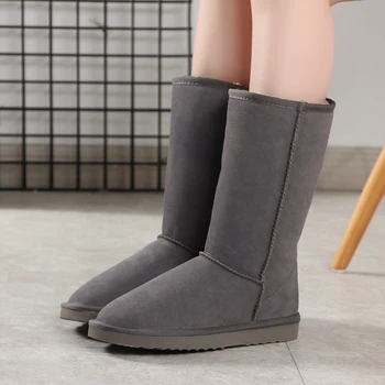 MBR VIGOARE Australia Doamna de moda Pantofi lungi de Înaltă Calitate rezistent la apa din Piele Cizme de Zapada Cizme de Iarna Cald pentru femei Cizme pentru Femei