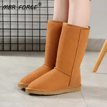 MBR VIGOARE Australia Doamna de moda Pantofi lungi de Înaltă Calitate rezistent la apa din Piele Cizme de Zapada Cizme de Iarna Cald pentru femei Cizme pentru Femei