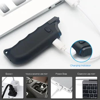 Întinde USB Tigara Electronica Bricheta Windproof cu Arc cu Plasmă Bucătărie Brichete Electrice de GRĂTAR în aer liber Bricheta Gadget-uri pentru Barbati
