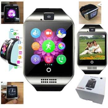Reloj Q18 Camera Bluetooth Ceas Inteligent 2020 Cu Ecran Tactil Suport TF Card Sim Smartwatch Android Bărbați Femei Ceas Portabil