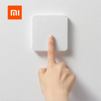 Xiaomi Mijia Inteligent Comutator de Perete Singură Dublă Cheie Funcționează cu BLE Plasă de Poarta de Legătură Inteligentă de Control de la Distanță Mi Smart Home