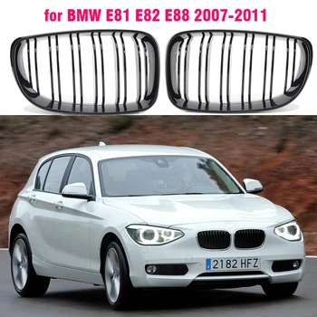 Negru Grila fata rinichi Pentru BMW Seria 1 E81 E82 E87 E88 pentru BMW 128i 135i 2008-2011
