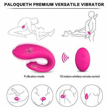 G-Spot Vibratoare Clitoridian Biberon Anal Vagin Vibrator Cu 9 Vibrații De Control De La Distanță Pentru Adulti Jucarii Sexuale Pentru Cupluri Dual Motors