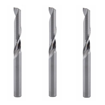 3Pcs 4x22mm Singur Flaut freze pentru Aluminiu CNC Scule din Carbură Solidă,panouri compozite din aluminiu
