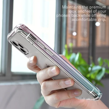 Gradient Caz Clar de Telefon Pentru iPhone 11 Pro Max caz Transparent Moale TPU Silicon de Caz pentru iphone X XS XR caz Acoperire Coque capa