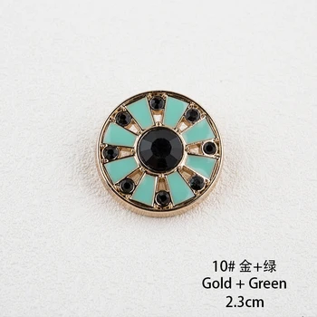 5pcs butoane Metalice Rotunde de diamant accesorii de îmbrăcăminte din Aliaj de butoane femeie Haina îmbrăcăminte accesorii DIY cusut manual