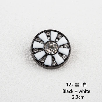 5pcs butoane Metalice Rotunde de diamant accesorii de îmbrăcăminte din Aliaj de butoane femeie Haina îmbrăcăminte accesorii DIY cusut manual