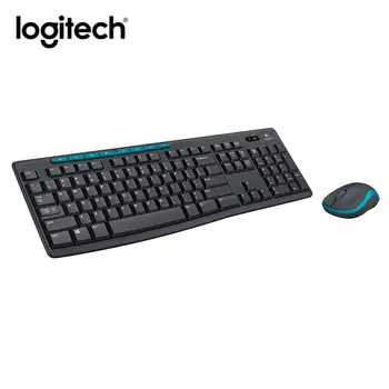 Logitech MK275 Tastatura USB Wireless 1000DPI Optice Photoelectricity cu Multimedia, Tasta funcțională Home Office Mouse-ul Combo-uri