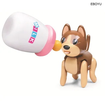 EBOYU 777-263 Inducție Copil Suge Pisica animale de Companie Câine Limba Stick Bea Sticla de Lapte de Jucarie pentru Copii Puzzle Earl