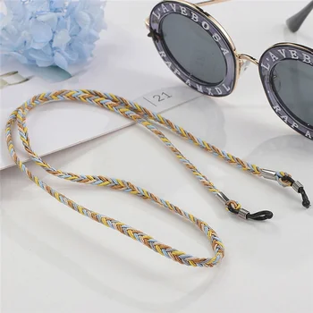 PINKSEE 66cm Trendy ochelari de Soare pentru Femei Lanțuri Cârpă Moale Tesatura de Sticla Non-alunecare de Frânghie Ochelari de Citit Curea