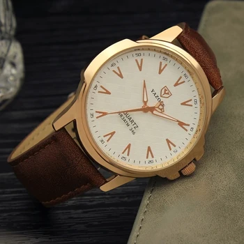 Brand de lux YAZOLE Ceas Bărbați Ceasuri Cuarț Bărbați Ceas Casual Sport Ceas din Piele Ceasuri Relogio Masculino Reloj Hombre