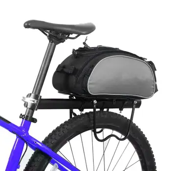 13L Multifunctional Biciclete Bancheta din Spate Sac Impermeabil în aer liber, Ciclism Bike Rack Sac de Spate Portbagaj Coș Bancheta din spate Sac Geantă de mână