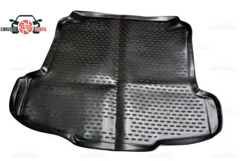 Portbagaj covoraș pentru Volksawgen Polo V Sedan 2009~2019 portbagaj podea covoare non alunecare poliuretan pământ de protecție auto de interior styling
