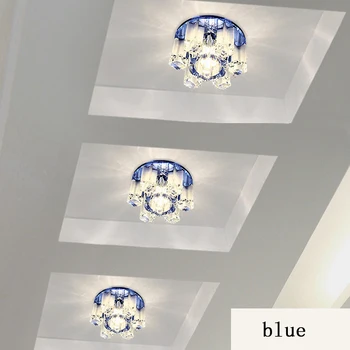 Lampă de tavan cu led lumina plafon pentru camera de zi modernă lampă de cristal loft decor 3W epocă sala de mese bucatarie hotel de iluminat
