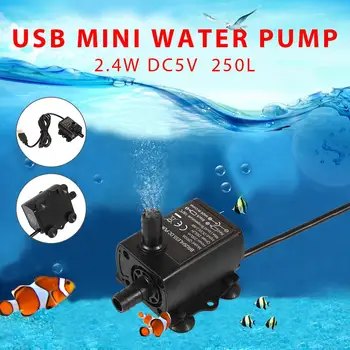 Pompa de apa DC5V Birou Acvariu Peisaj in Miniatura Mini Pompa Economice USB de Plastic Acasă Stânci Versatil, Durabil acvariu DIY