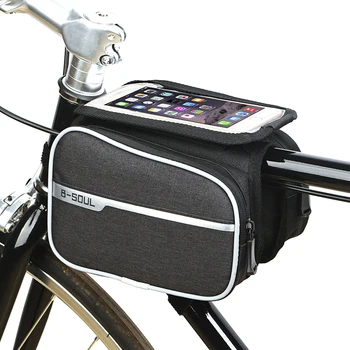 Saci de biciclete Fata Touch Screen Telefon Mobil Sac de MTB Drum de Munte Biciclete de Top Tub Sac de Ciclism Coș pachet Accesorii Ciclism
