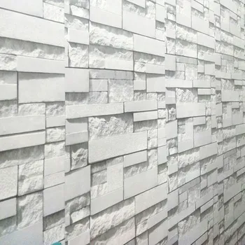 De hârtie de perete din PVC, auto-adezivă impermeabilă, hârtie de perete 3D rock caramida perete de fundal sufragerie, camera de zi de decorare autocolant de perete