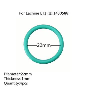 ET1 4buc 22mm*1mm Piston de Cauciuc Fluorogel Cauciuc Oana Inel de Piese pentru mini Feliuta Motor cu Ardere Usoare Accesorii