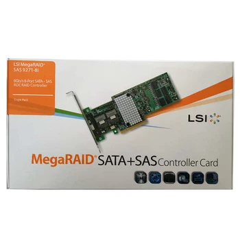 Eastforfuy Avago LSI MegaRAID SAS 9271-8i LSI00330 8port 1GB cache SFF8087 RAID0.1.5.6 PCI-E 3.0 x8 Controller Card