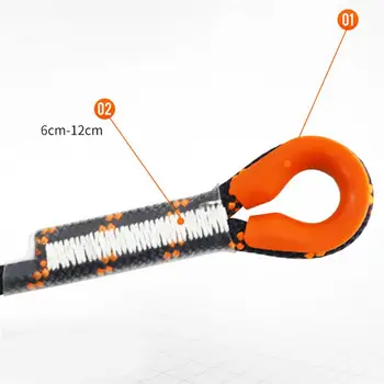 1 BUC Grosime de 8mm Copac Alpinism Siguranță Sling Cablul de Coarda Echipamente pentru Sport în aer liber (Negru și Portocaliu, 5 Metri)