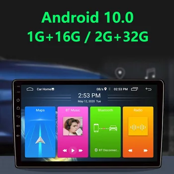 10.1 inch android 10 pentru 1Skoda octavia 2007-full touch dvd auto multimedia gps sistem de navigare