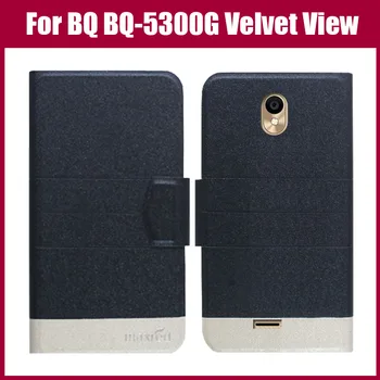 Vânzare fierbinte! BQ BQ-5300G Catifea View New Sosire 5 Culori de Moda de Lux, Ultra-subțire din Piele Capac de Protectie Telefon Sac