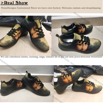 Nouă Femei Pantofi Negri Kawaii Ogari, Câini Pictat Studenti Personalizat Femeie Picătură de Transport maritim Vulcanizat pantofi Laides