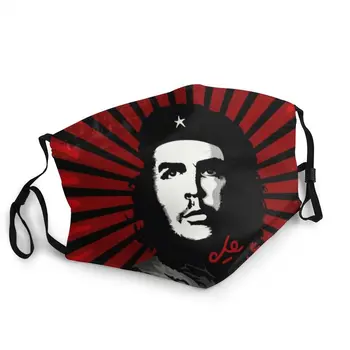 Che Guevara Reutilizabile Unisex Pentru Adulti Street Art Gura Masca De Fata Anti-Ceață Capac Protecție Praf Respirat Mufla