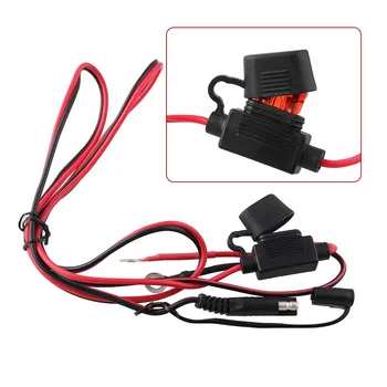 SAE pentru Motocicleta Incarcator USB rezistent la apa Rapid 2.1 Un Port USB Încărcător cu Inline Siguranța Adaptor pentru Cablu de Motor de Telefon GPS Tablete