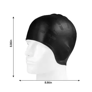Capac de înot Impermeabil Adulți Parul Lung Pălărie de Înot Silicon Ureche Protector pentru Bărbați și Femei Mari Fata de Neopren capac din Latex