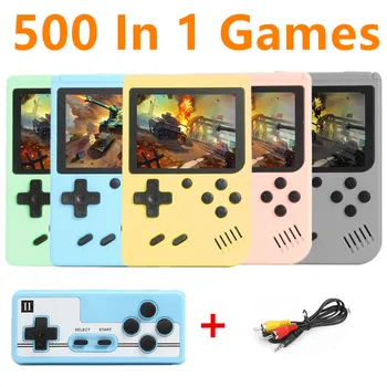 500 Din 1 Jocuri MINI Portabil Retro Video Consola de jocuri Portabile Jucători Boy 8 Bit 3.0 Inch Ecran LCD Color