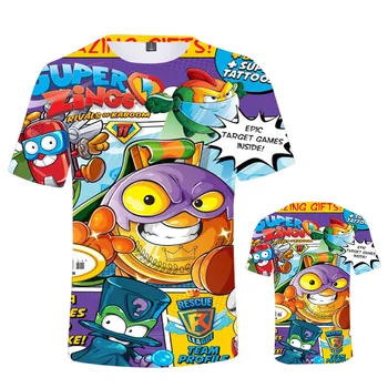 Noi de Vara Baieti 3D T-shirt Super Zings Serie 4 Tricou baietel Topuri Toddler Copii Fete Tricou Superzings Tee pentru Copii