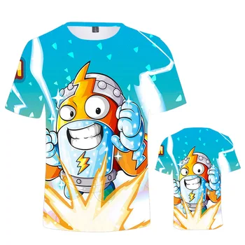 Noi de Vara Baieti 3D T-shirt Super Zings Serie 4 Tricou baietel Topuri Toddler Copii Fete Tricou Superzings Tee pentru Copii