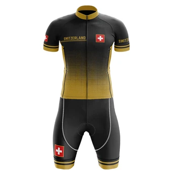 2020 tăiat cu laser Elveția ciclism skinsuit biciclete salopeta Triatlon costume 20D maneci scurte tenue ciclistă homme