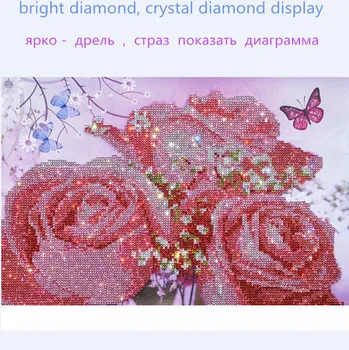 Vanzare diy diamant pictura cruce cusatura rotunda cristal de diamant pictura show pastă de diamant rotund pictura pictura de cristal