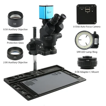 SONY IMX290 Auto-Focus aparat de Fotografiat Autofocus + 3.5 X-90X Zoom Trinocular Microscope Microscop Stereo Pentru Telefon CPU Reparații de Lipit