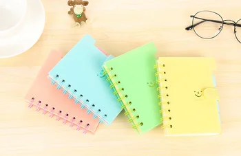 Mini drăguț zâmbet notebook cu marcaj jurnal cartea de buzunar portabil notepad papetărie de birou rechizite coreean papelaria