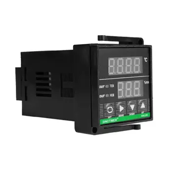 Digital PID de Temperatura Umiditate Controller 100-240V 2 Display Termostat Releu 19QB