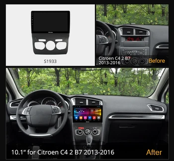 6G+128G Ownice 8 Core Android 10.0 DVD Auto GPS Navi Player Stereo Auto Pentru Citroen C4 2 B7 2013-2016 Radio 4G LTE DSP Optice