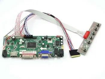 Yqwsyxl Control Board Monitor Kit pentru LP140WD2-TLE1 LP140WD2-TLD2 HDMI+DVI+VGA LCD ecran cu LED-uri Controler de Bord Driver