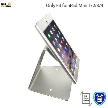 Pentru iPad mini 1 2 3 4 titular de securitate desktop suportul pentru chioșc POS sigur cu magazin de blocare suport de marcat display