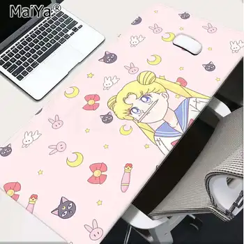 Maiya Propriile Covoare de vânzare Fierbinte Desene animate Sailor Moon Laptop Gaming mouse Mousepad Transport Gratuit Mari Mouse Pad Tastaturi Mat