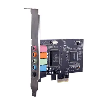 PCIe placa de Sunet 5.1 E8738 Chipset-ul PCI-E 5.1 Stereo 6-canal Digital Card Desktop Chipset Interfata Audio placa de Sunet Pentru Calculator