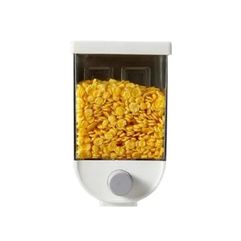 Design unic Bucătărie Alimentare Container de Depozitare Cereale Distribuitor de fulgi de Ovăz Montat pe Perete capacul Cutiei se poate de etanșare cutie convenabil