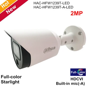 Camera HDCVI Dahua Lite Plus o Serie de 2MP Full Color Starlight aparat de Fotografiat Built-in microfon(-A) 20m LED-uri Distanta de Camera de Securitate